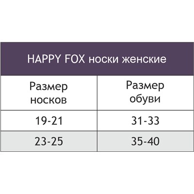 Happy Fox, Махровые носки с отворотом