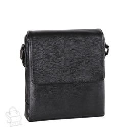 Сумка мужская кожаная 6033-3H black Heanbag