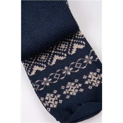 Борисоглебский Трикотаж, Женские шерстяные носки с новогодним узором