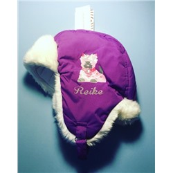 Теплая зимняя шапка-ушанка Reike цвет Purple Cat
