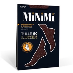Носки ЖЕН Minimi calz. Tulle Lurex 50  (р. 0 (UNI) nero)