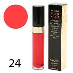 Блеск для губ Chanel Rouge Allure Velvet Sublime 8g №24 (1шт)