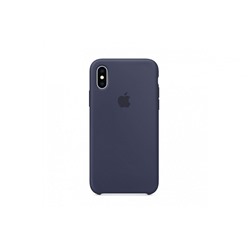 Силиконовый чехол для Айфон XR Silicone Case Midnight Blue