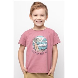 Детская хлопковая футболка Crockid