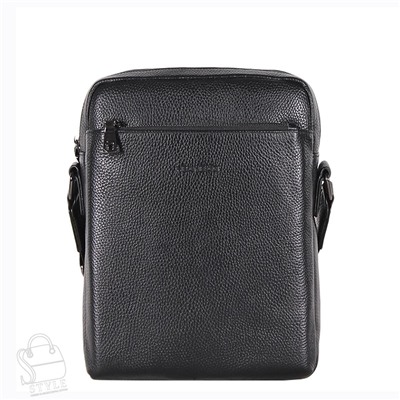 Сумка мужская кожаная 66309-5H black Heanbag