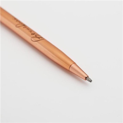 Ручка розовое золото в чехле «Вдохновляй» 2,5х14,2 см