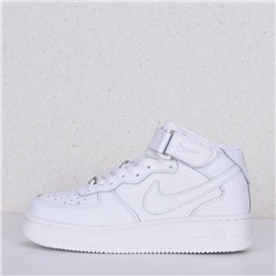 Кроссовки Nike Air Force 1 Mid 07 White Leather арт 5001-1