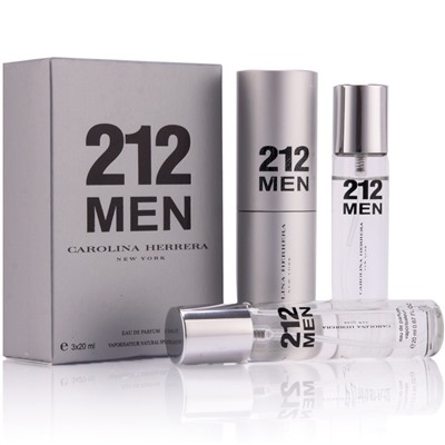 Парфюмерная вода 3*20 ml Carolina Herrera "212 Men"