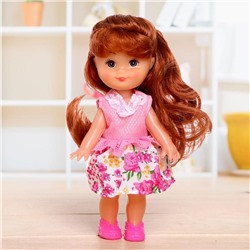 Кукла классичская "Крошка Сью" в платье, 17 см, МИКС