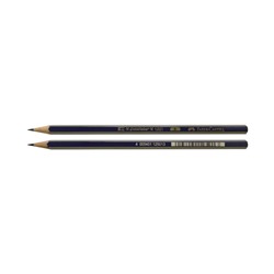 Карандаш чёрнографитный Faber-Castell GOLDFABER 1222 B, шестигранный, цена за 1 штуку