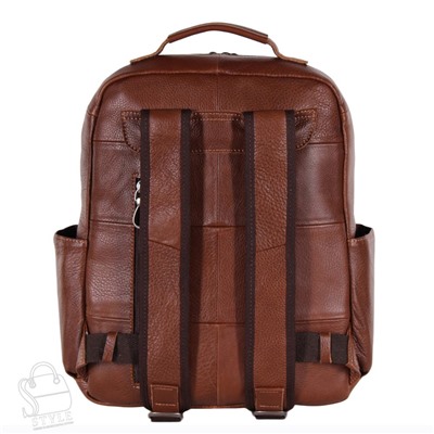 Рюкзак мужской кожаный 3926Z brown Zinimsk