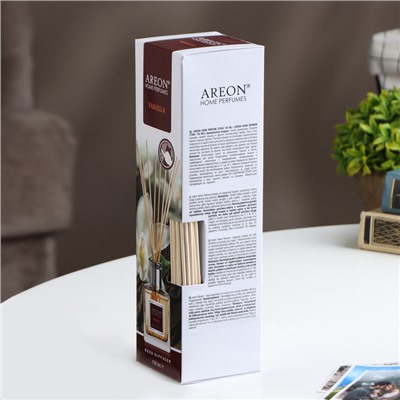Диффузор ароматический для дома Areon Sticks, 150 мл, ваниль