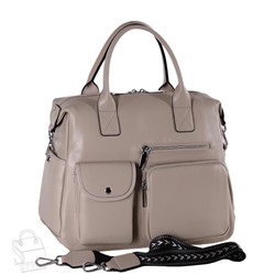 Сумка женская кожаная 5568G beige Vitelli Grassi