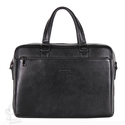 Портфель мужской кожаный 66286-6H black Heanbag