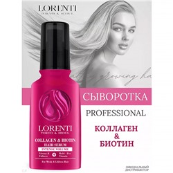 Lorenti • Сыворотка для волос • Collagen & Biotin • 125мл