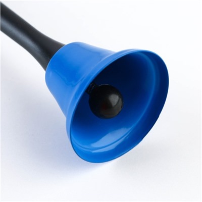 Ручка прикол колокольчик шариковая на открытке на выпускной «Последний звонок» синяя паста 0.8 мм