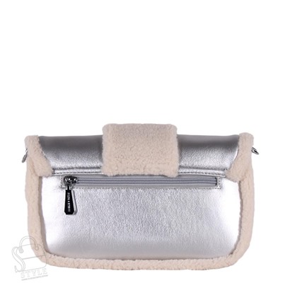 Сумка женская  5086-1P silver beige Polina&Eiterou