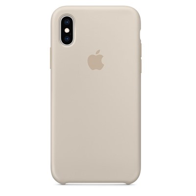 Силиконовый чехол для Айфон XS Max - Бежевый (Stone)