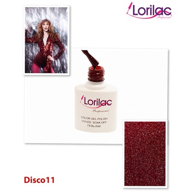 Гель-лак Lorilac серия Disco 11 - 10 ml