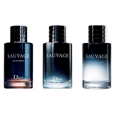 Подарочный мужской набор Christian Dior SAUVAGE 3x30 ml