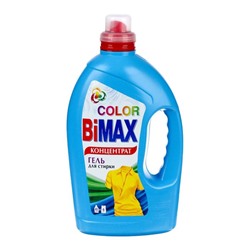 Жидкое средство для стирки BiMax Color, гель, для разноцветных тканей, 2.6 л