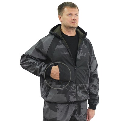 Костюм БЕРКУТ-DEMI тк.Polarfleece цв.Black ambit