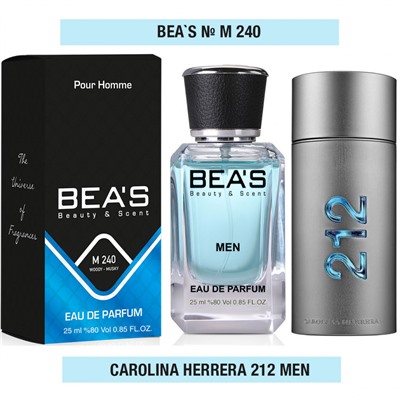 Мужская парфюмерия   Парфюм Beas Carolina Herrera "212" for men 25 ml арт. M 240