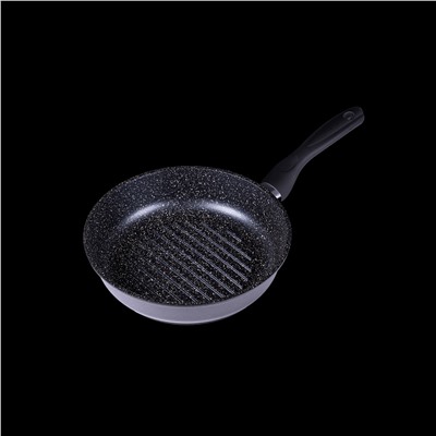 Сковорода-гриль индукционная 24 см, черная