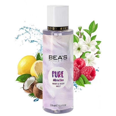 Мист для тела и волос Beas Body & Hair Pure Attraction  250 ml