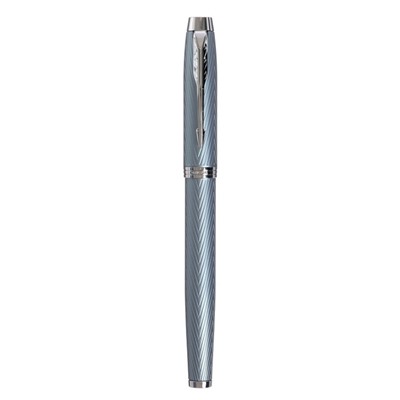Ручка-роллер Parker Im Premium Blue Grey CT, серо-голубая, подар/уп 2143648