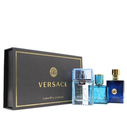 Подарочный набор Versace for men gold 3x30 ml