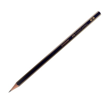 Карандаш чёрнографитный Faber-Castell GOLDFABER 1221 H, шестигранный, цена за 1 шт