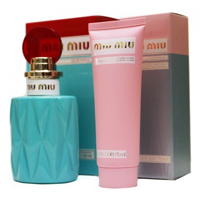 Подарочный набор Miu Miu eau de parfum - Духи 100 ml + Крем для рук 75 ml