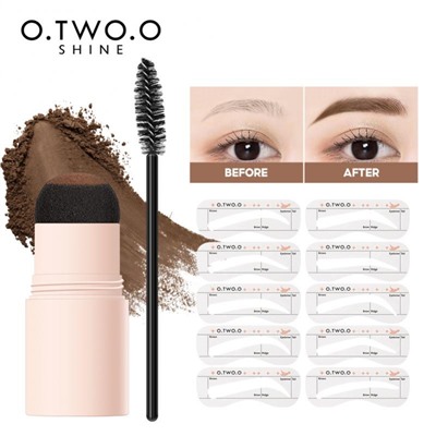 O.TWO.O Пудра для бровей арт. SE010 Light Coffe Brown #01 1.5 g.