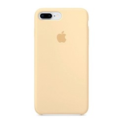 Кремовый силиконовый чехол для Айфон 7/8 Plus Silicone Case