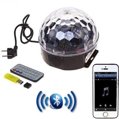 Светодиодный диско - шар LED CRYSTAL MAGIC BALL LIGHT с Bluetooth