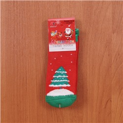 Носки теплые С Рождеством (размер 18-26) арт b225-6