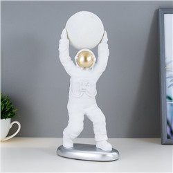 Светильник "Космонавт и луна" LED 2Вт (провод 1м) белый 13х13х29,5 см