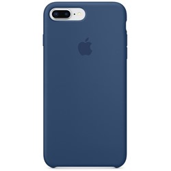 Силиконовый чехол для Айфон 7/8 Plus -Тёмный кобальт (Blue Cobalt)