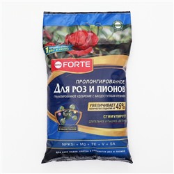 Bona Forte Удобрение ПРЕМИУМ гранулированное пролонгированное Для роз и пионов с биодоступным кремнием, пакет 2,5 кг/ 10