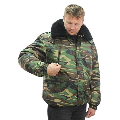 Куртка НОРД тк.Смесовая цв.Зеленый КМФ