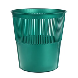 Корзина для бумаг пластик сетчатая 12л Uni зеленая