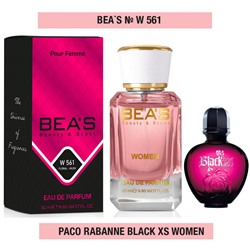 Женские духи   Парфюм Beas Paco Rabanne "Black XS Pour Femme" 50 ml арт. W 561