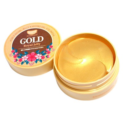 Гидрогелевые патчи с золотом и маточным молочком Petitfee Koelf Gold & Royal Jelly Eye Patch 60шт.