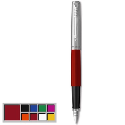 Ручка перьевая Parker JOTTER ORIGINALS RED1.0мм,+ 2 стержня (син и черн)  блистер 2096872
