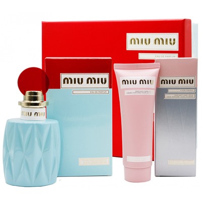 Подарочный набор Miu Miu eau de parfum - Духи 100 ml + Крем для рук 75 ml