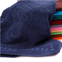 Полотенце махровое - Ножки, цвет темный синий