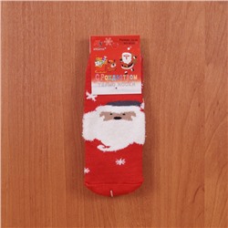 Носки теплые С Рождеством (размер 18-26) арт b225-10