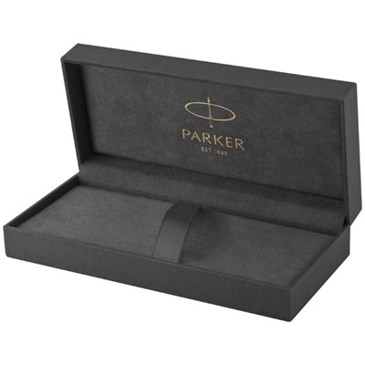 Ручка перьевая Parker Sonnet Sand Blasted Metal&Blue Lacquer, 0.8мм, черн, под/уп 2146747