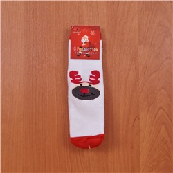 Носки теплые С Рождеством (размер 37-41) арт f303-4
